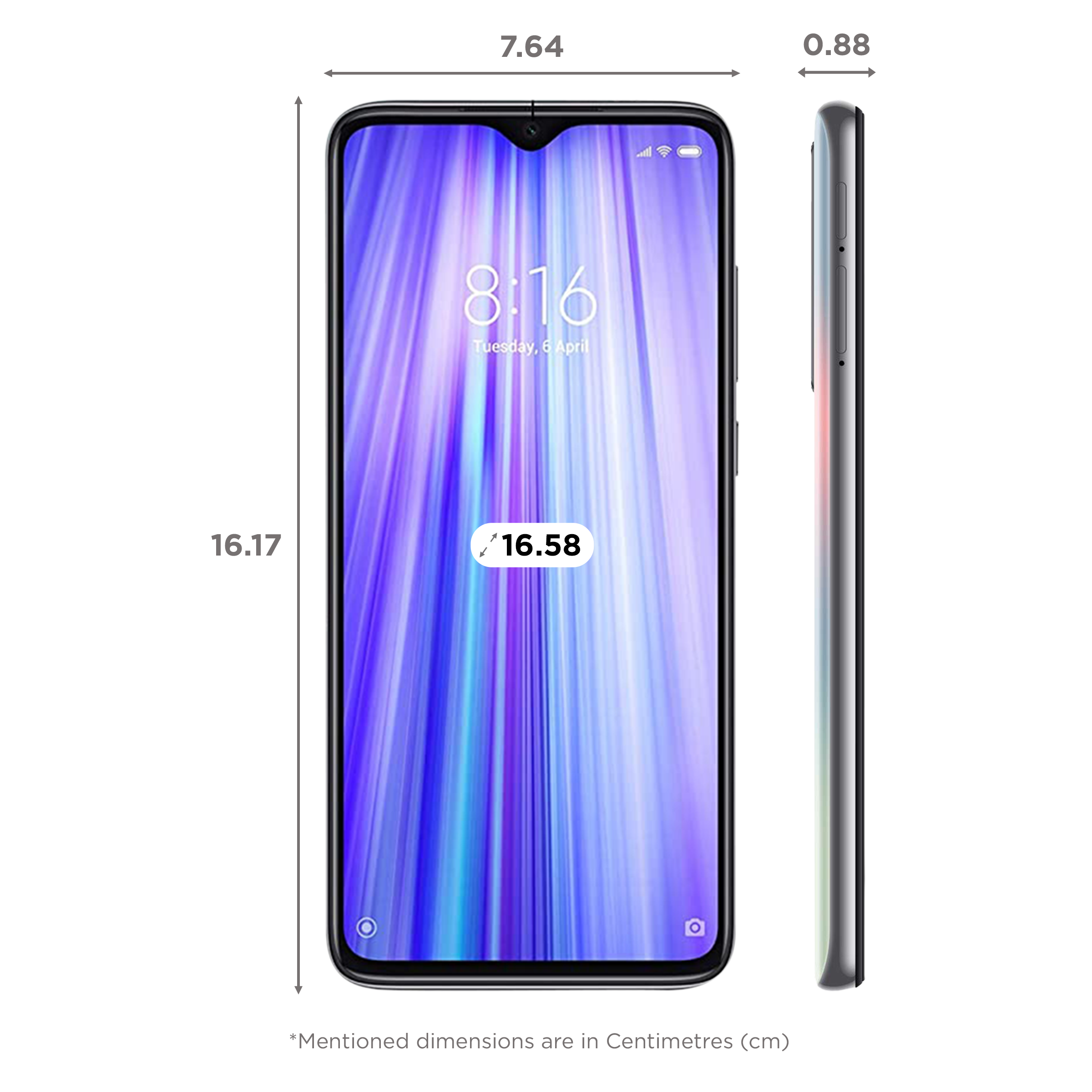 Xiaomi Redmi Note 8 Pro 6/128 ホワイト 本体 Redmi Note 8 Pro